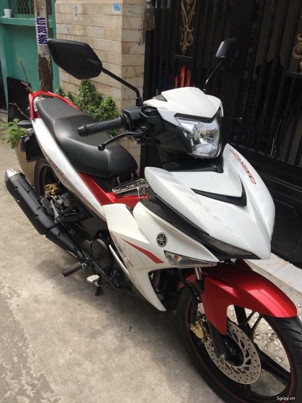 Exciter 150 Trắng đỏ ,xe đẹp 98%,bstp chính chủ - 3