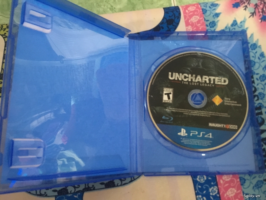 Đĩa game ps4 Uncharted The Lost Legacy + Spider Man - 1