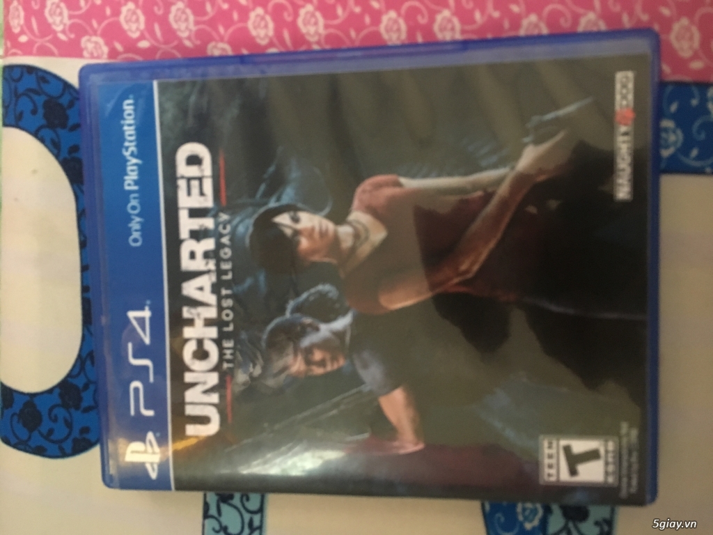 Đĩa game ps4 Uncharted The Lost Legacy + Spider Man
