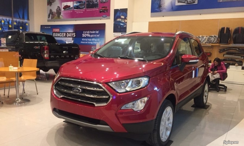 Ford Ecosport giảm ngay 40tr tiền mặt, tặng BHTVvà rất nhiều phụ kiện. - 1