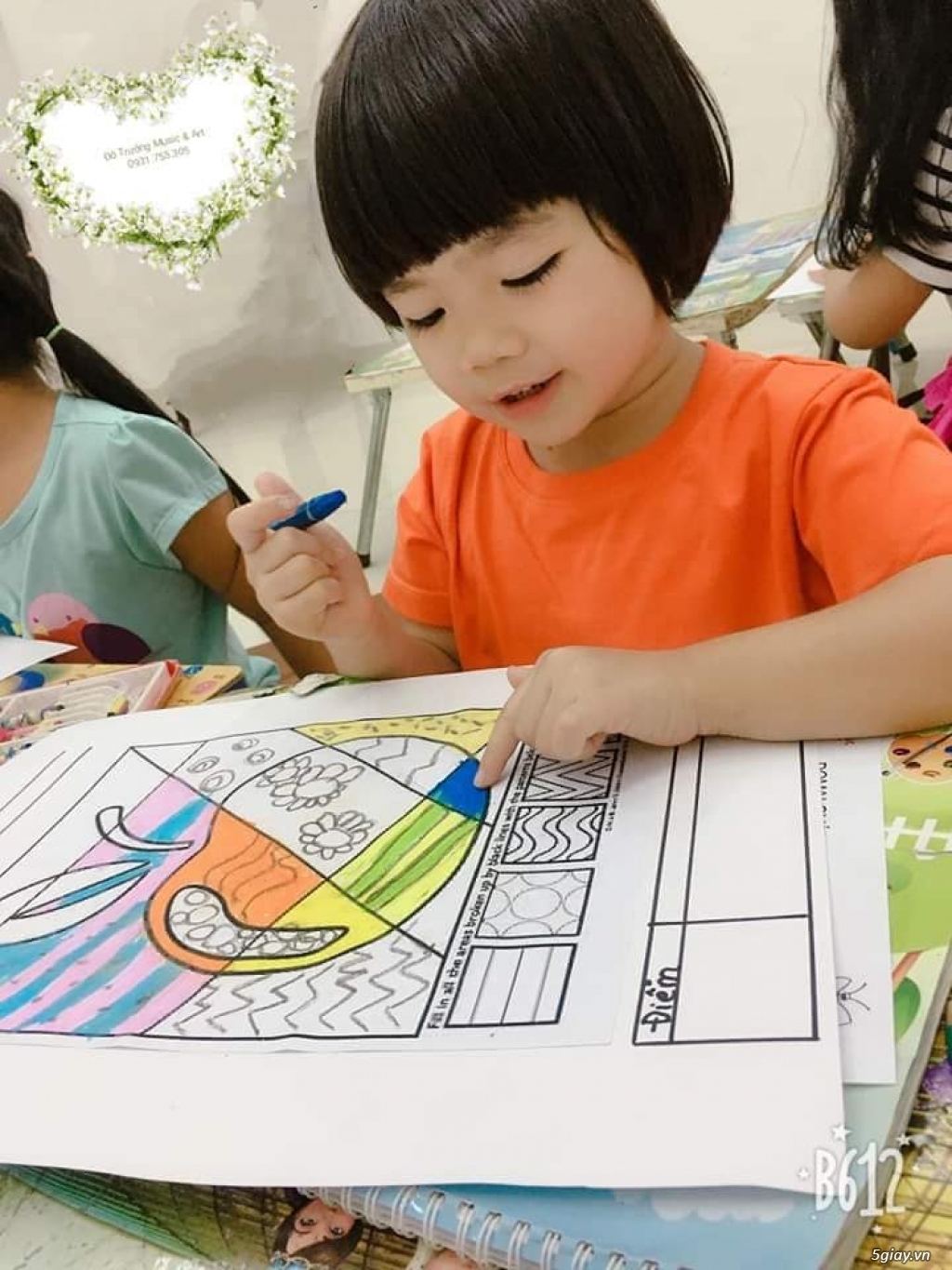 Chiêu sinh thường xuyên lớp Vẽ Mầm Non cho bé từ 3 tuổi tại Quận 6 - 3