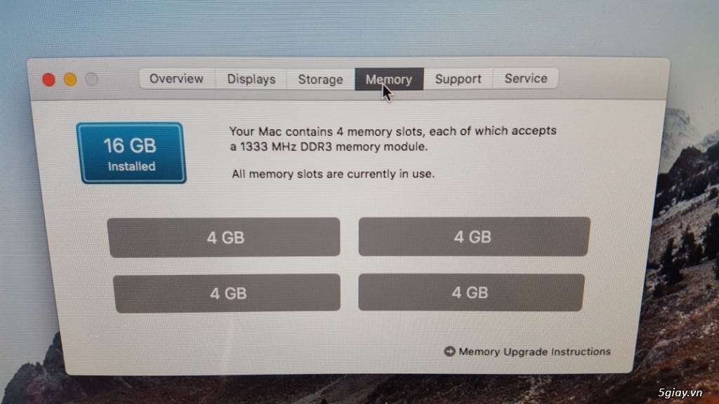 iMac 27 2k Mid 2011 i5 ram 16gb 1TB card hd 6770M key+mou full thùng - 4