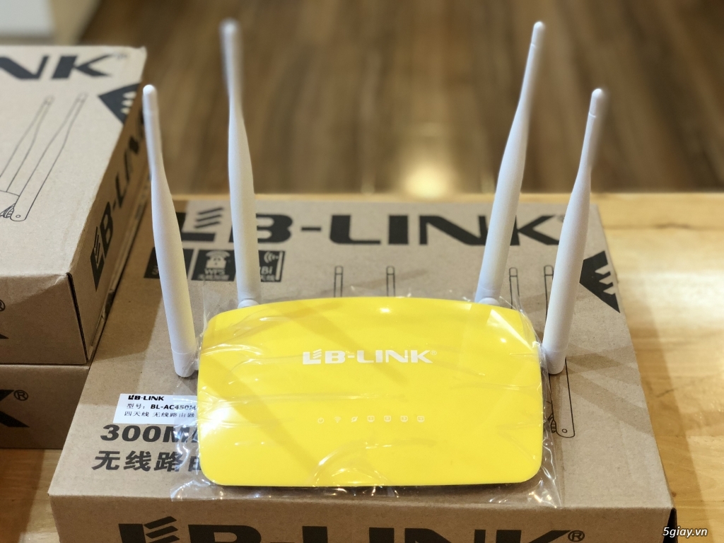 Thanh lý Router LB-Link chỉ 120k - màu vàng, 4 râu cực mạnh