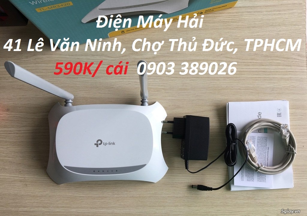 Phát wifi TP-Link TL-MR 3420 hỗ trợ khe USB 3/ 4G tốc độ cao - 3