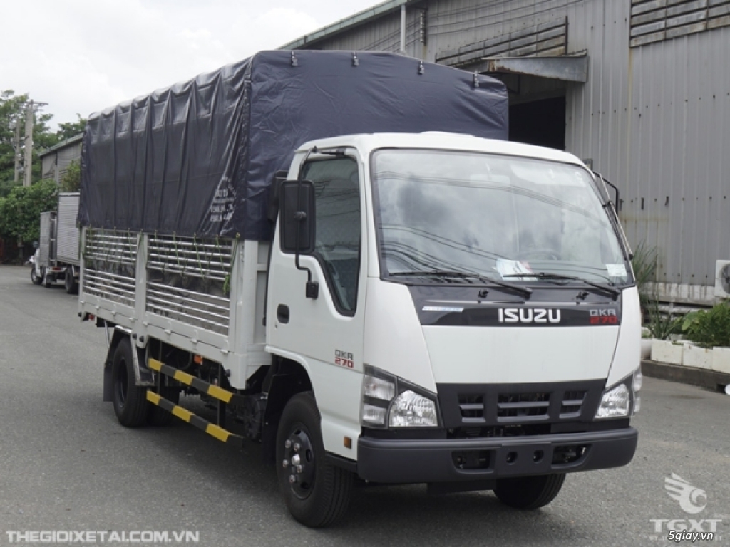 Xe Tải Isuzu 2T2 Thùng Bạt Nhà Máy - QKR77HE4, thùng 4m3, 520 triệu