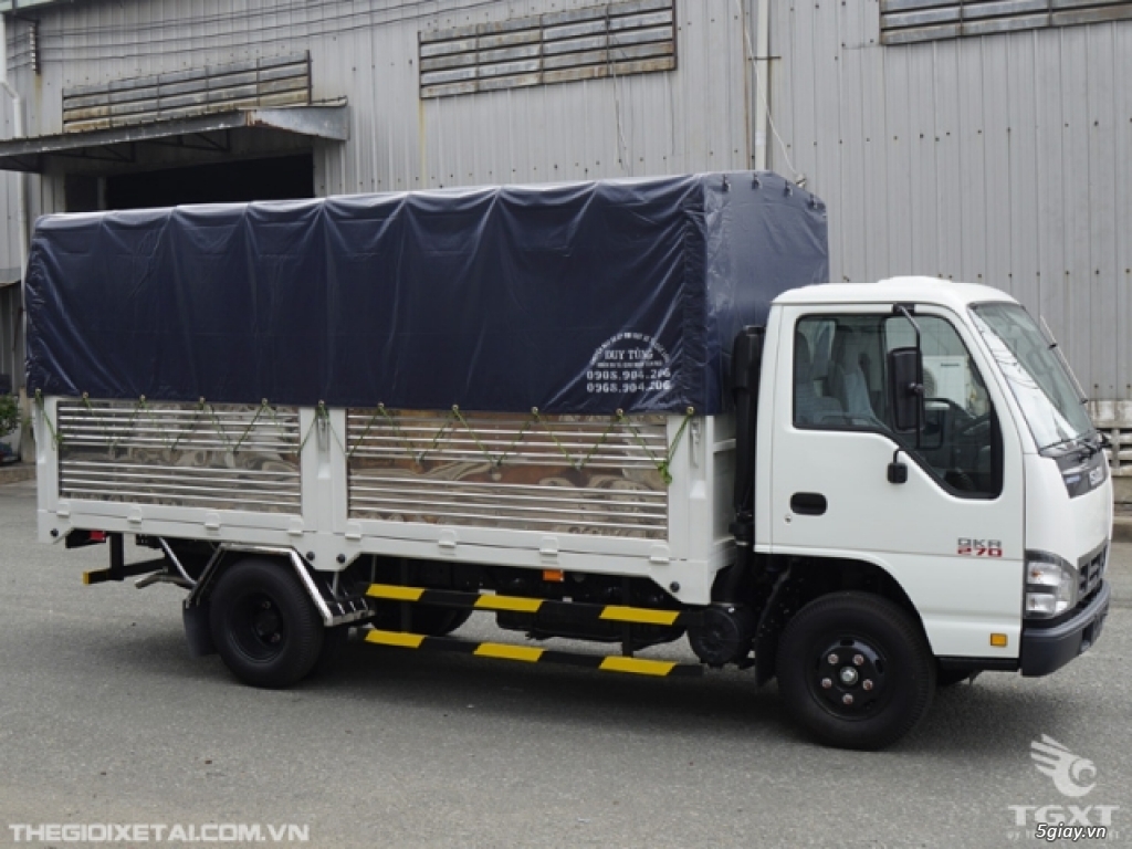 Xe Tải Isuzu 2T2 Thùng Bạt Nhà Máy - QKR77HE4, thùng 4m3, 520 triệu - 3