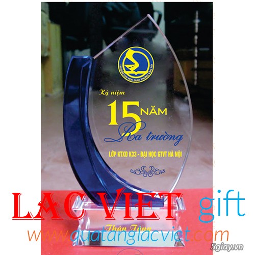 Biểu trưng pha lê sen xanh