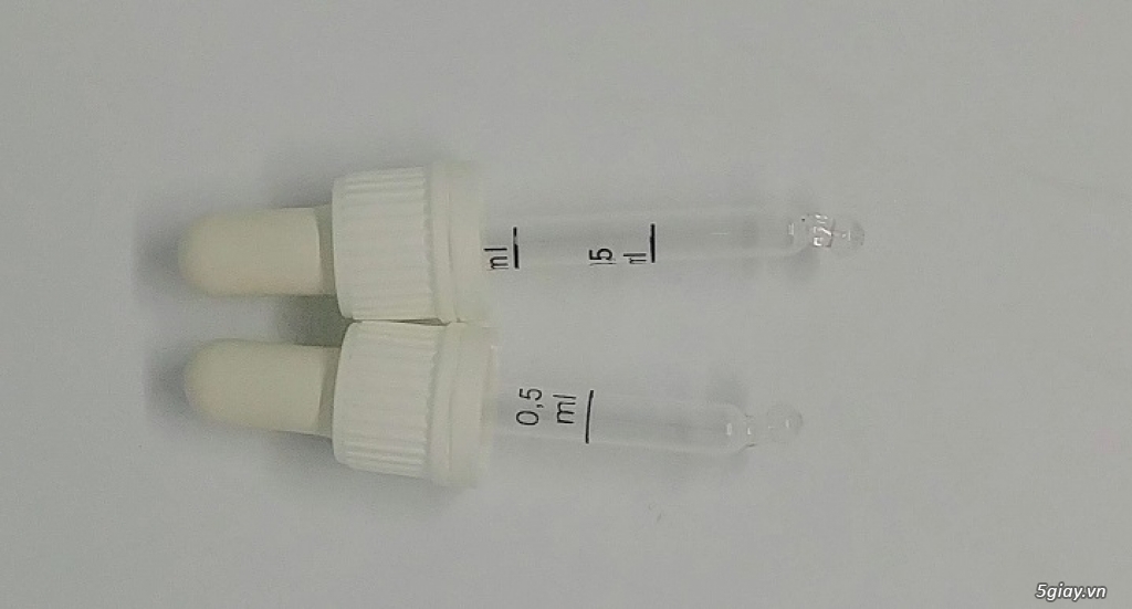 Chai thủy tinh và ống nhỏ giọt 10ml / 20ml - 1