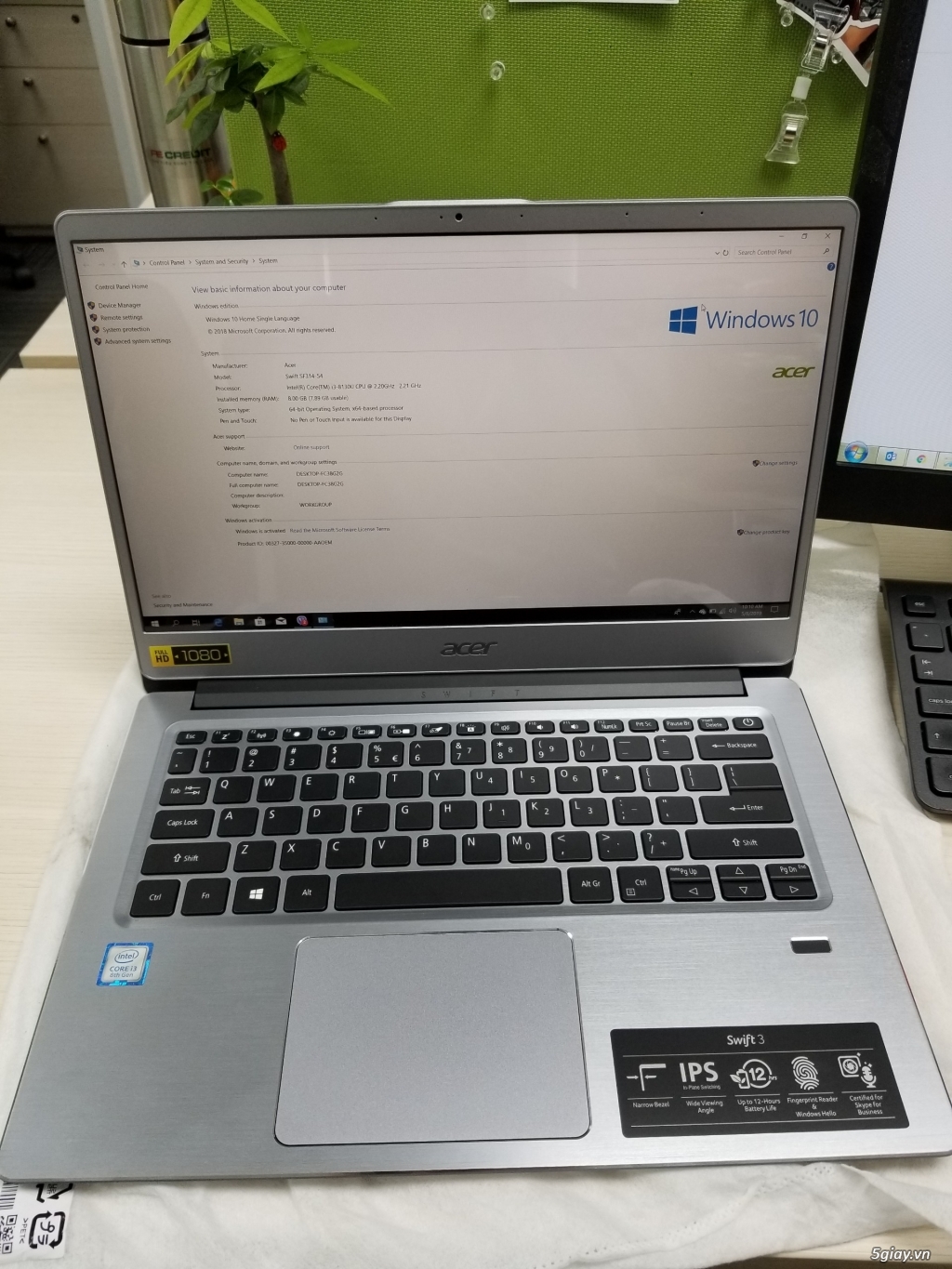 laptop Acer Swift i3 - 1