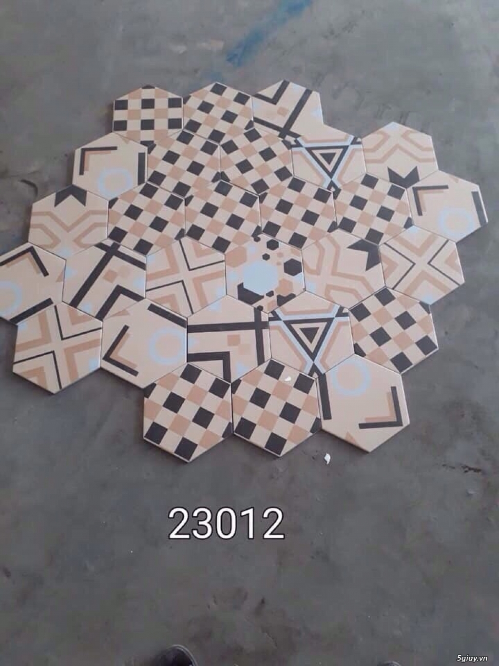 Gạch lục giác, gạch bông cổ điển tráng men nhập khẩu giá cực rẻ - 2