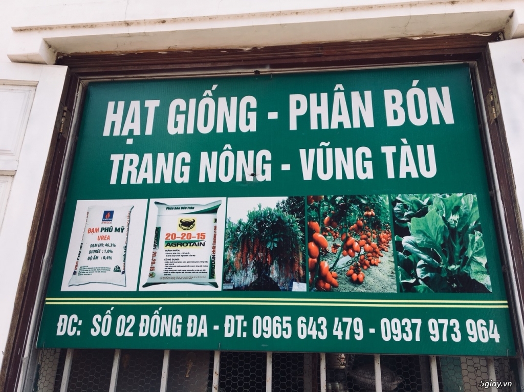 Cửa hàng hạt giống phân bón Trang Nông Vũng Tàu