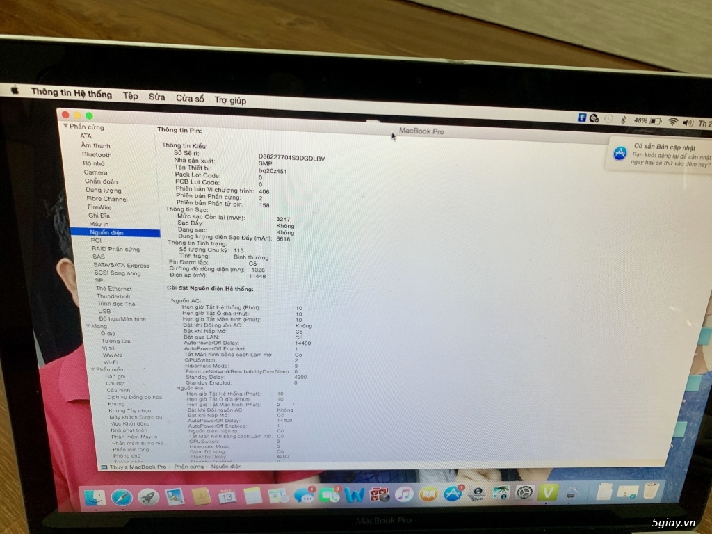 Bán Macbook Pro 15inch Mid 2012 cấu hình khủng(i7 2.6, Ram 8G, HDD 1T) - 4