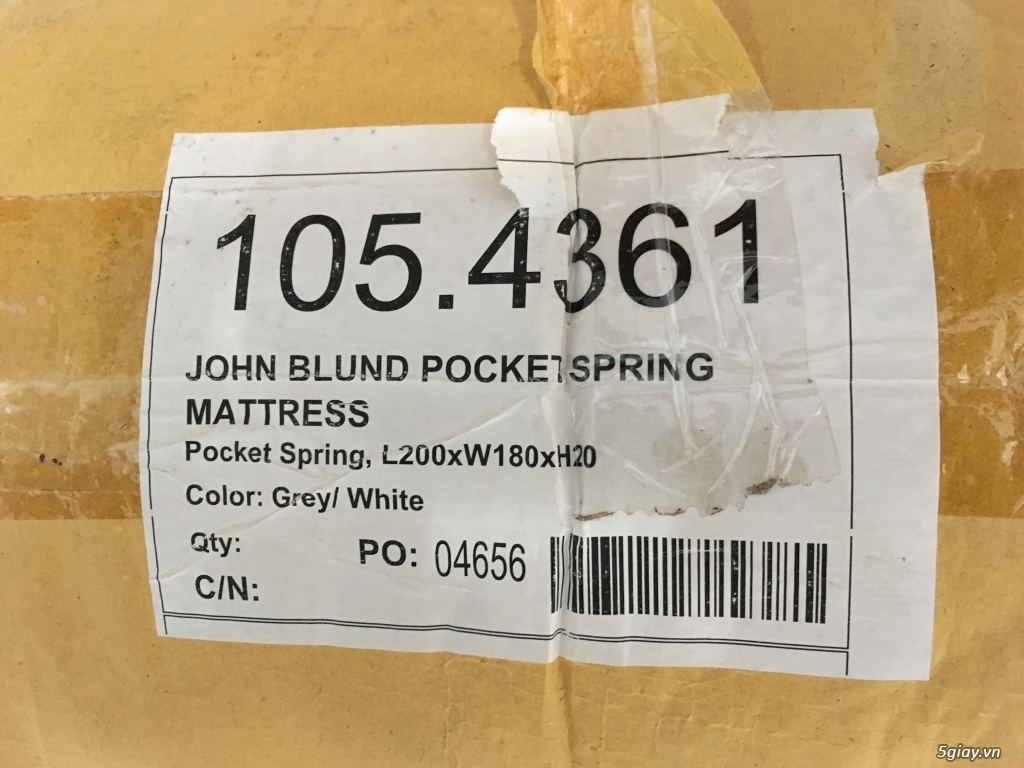 Nệm lò xo Uma – John Blund (2x1.8x0.2m) MỚI - 1