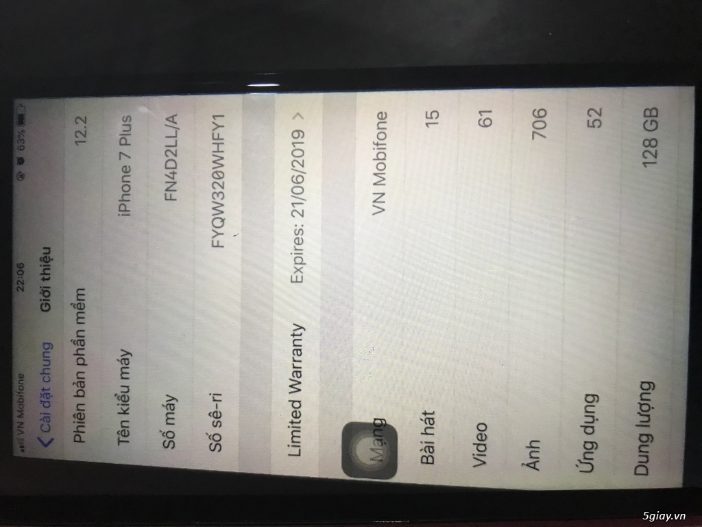 Kẹt tiền bán iphone 7 + 128G - 2