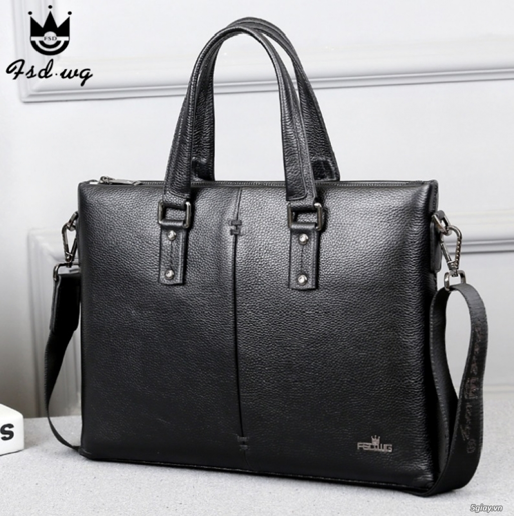 túi xách laptop da thật chính hãng FSD 6301 - 5