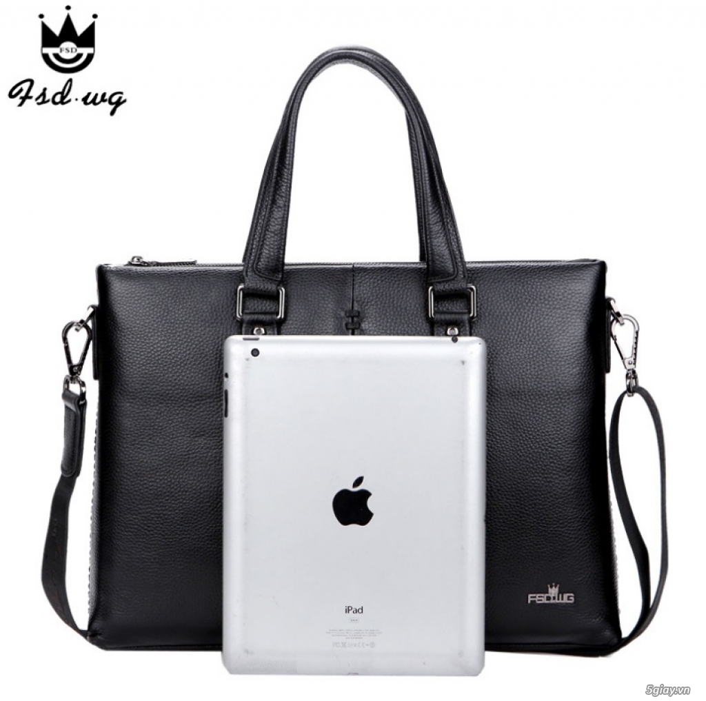 túi xách laptop da thật chính hãng FSD 6301 - 7