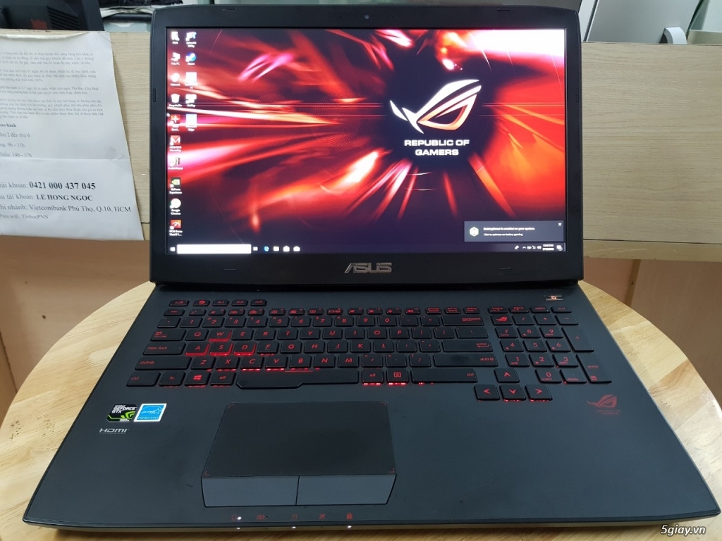 Laptop Asus ROG G751J ! 5giay