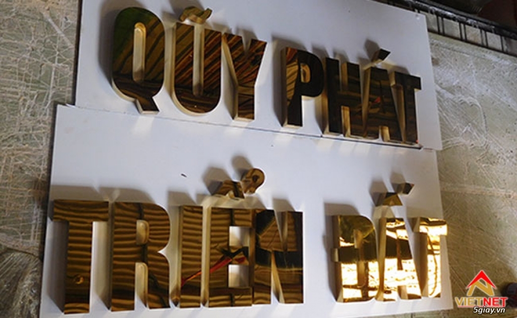 Gia công các loại chữ inox với giá rẻ trên toàn quốc