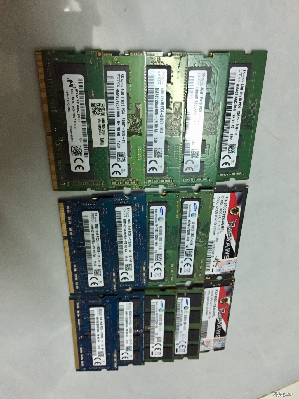 Ram ddr3L - ddr4 chi laptop