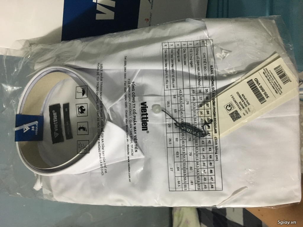 Áo sơmi trắng VIETTIEN - 1