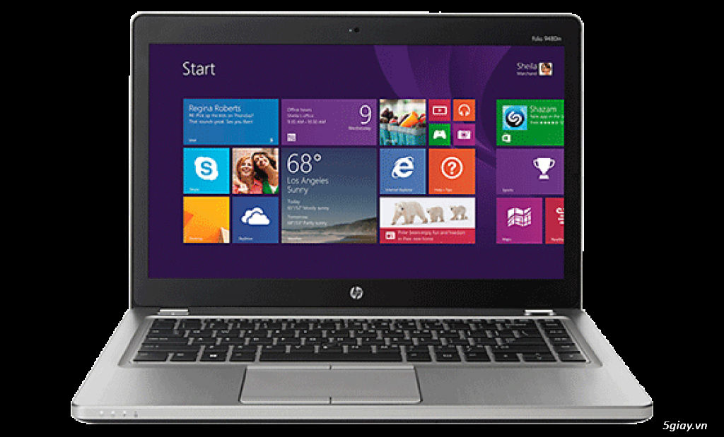 Laptop HP 9480m vỏ nhôm trắng,siêu mỏng nhẹ