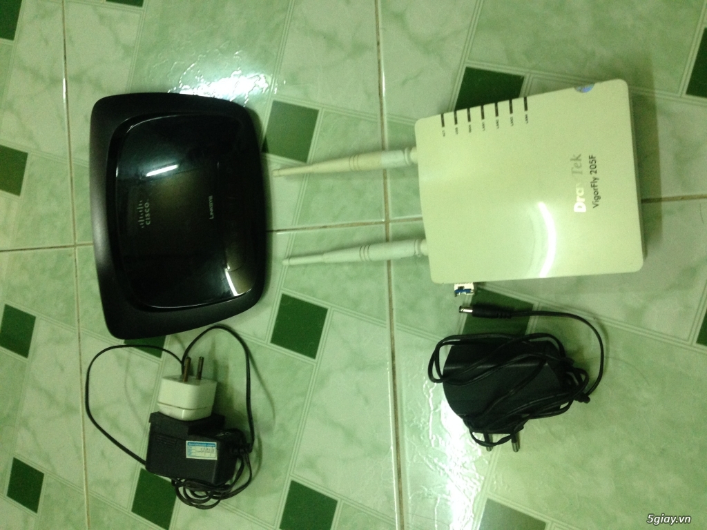 Thanh lý modem wifi Linksys WRT120N, Draytek Vigorfly 205F