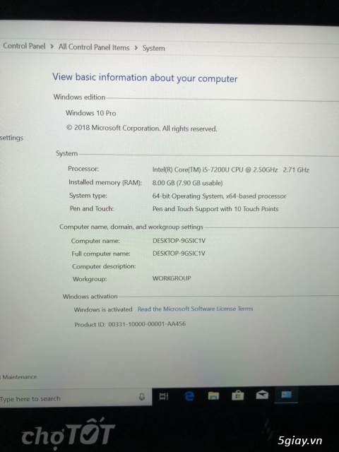 Laptop HP EliteBook 1030 màn hình cảm ứng, xoay 360, mới 99%