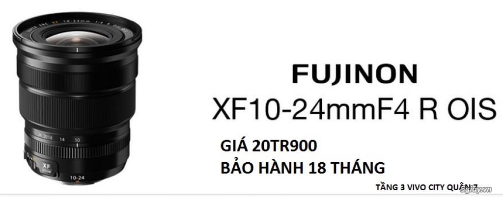 Bán tất cả các loại Lens Fujifilm - Hàng chính hãng - 3