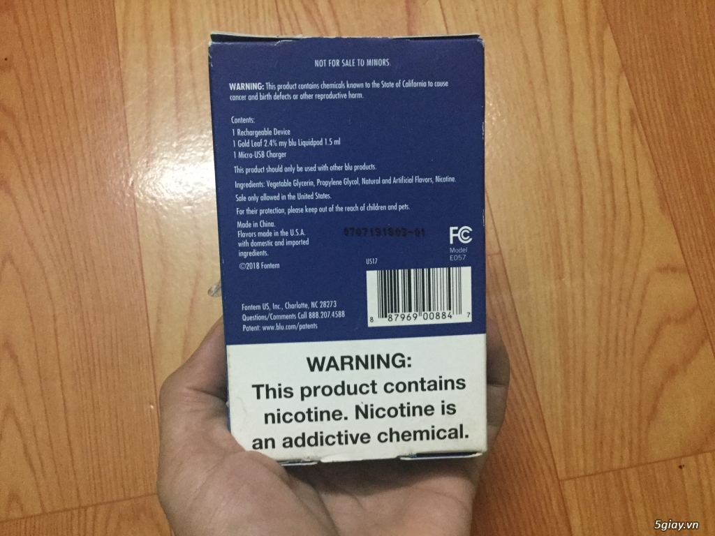 Cần bán thuốc lá điện tử (vape) hiệu MY BLU - 5