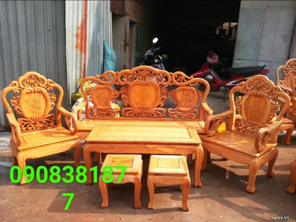 salon phòng khách gỗ quý giá cực rẻ ( xem hàng tại xưởng ) - 9