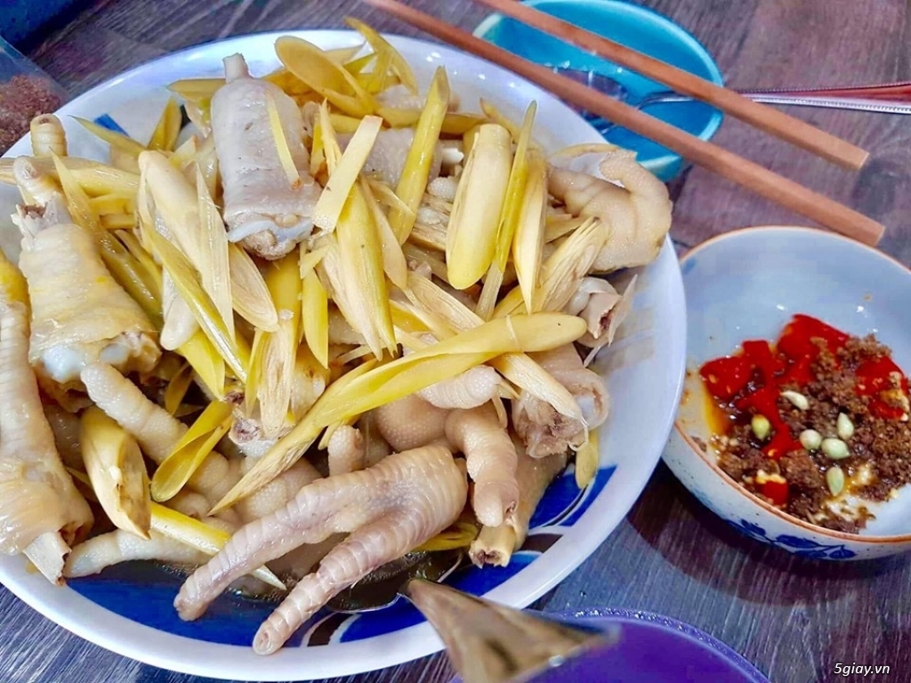 Chân gà lắc xoài non - Chân gà hầm xả - Muối tiêu rang - 5