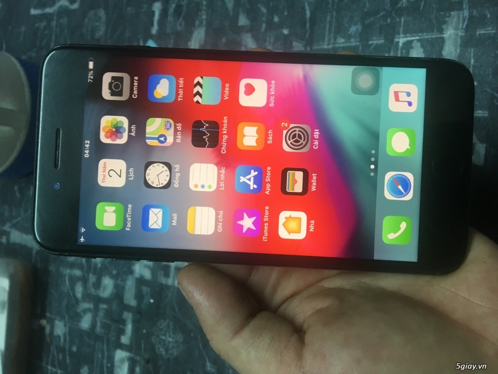 Bán cây 7plus quốc tế 128g màu đen nhám - 2