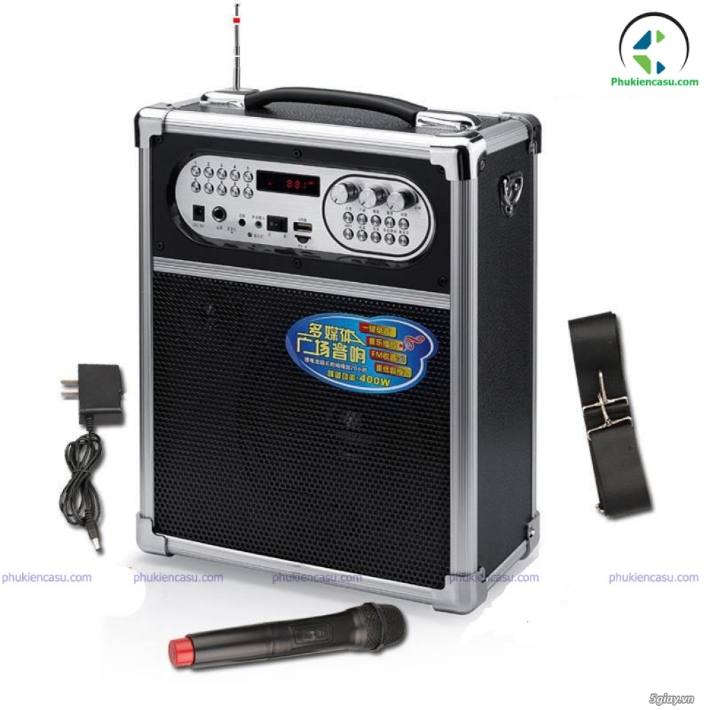 Loa karaoke Daile Q78 tặng kèm micro không dây loa hát karaoke