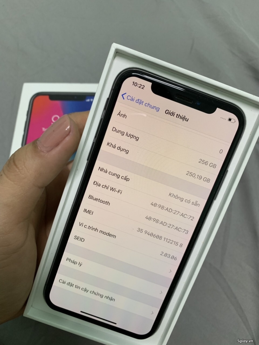 Bán ipX đen 256GB like new - 4