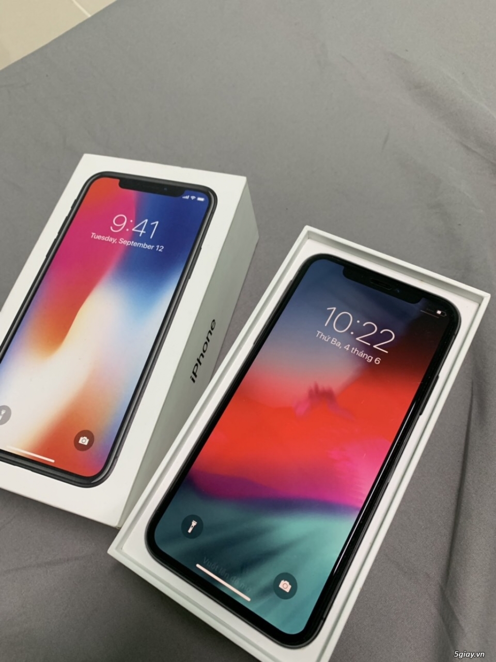 Bán ipX đen 256GB like new - 1