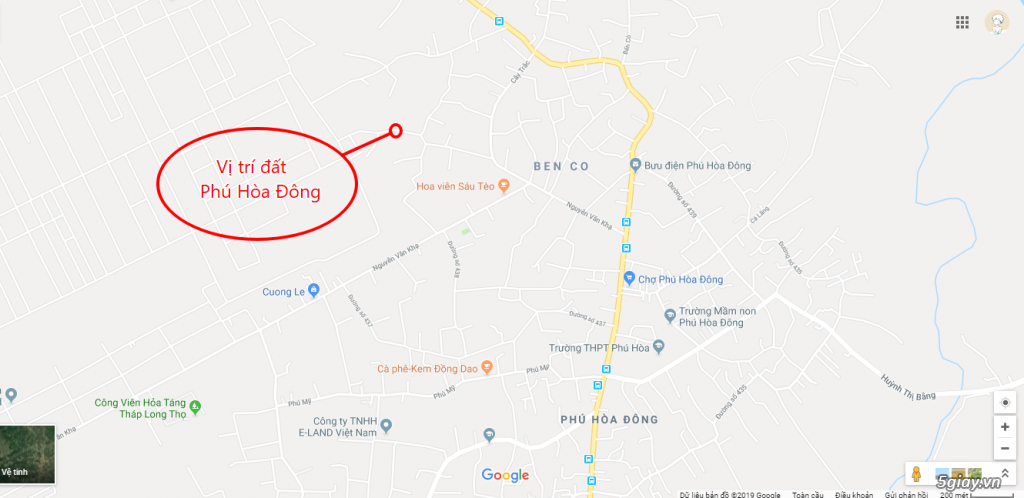 Bán đất Nguyễn Văn Khạ giao với Cây Trắc, gần chợ, uỷ ban Phú Hoà Đông - 1