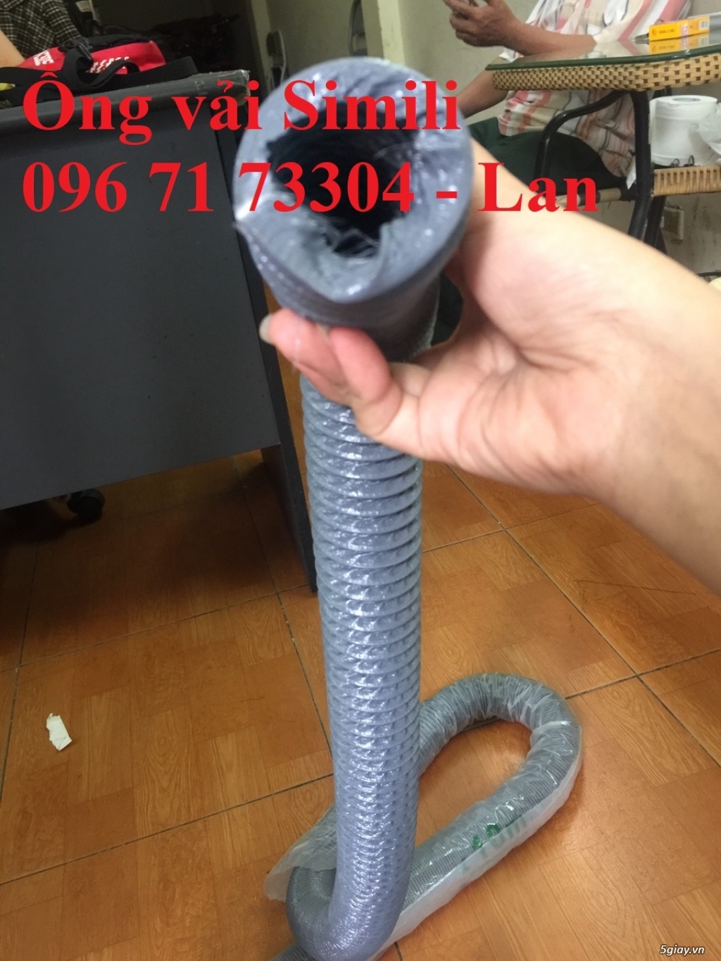 Ống gió mềm vải D50, D60, D75, D100,.....- 5giay.vn giá rẻ