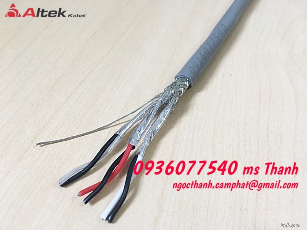 Cáp tín hiệu vặn xoắn chống nhiễu AWG, 1Pair, 2Pair, 3Pair, 4 Pair - 3