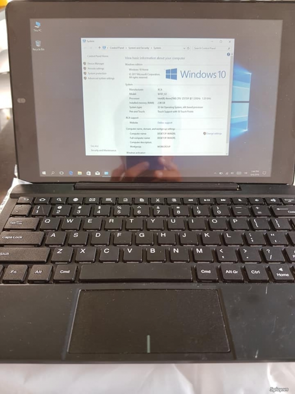 Laptop Mini 10.1inch lai máy tính bảng, hàng mới full box - 2