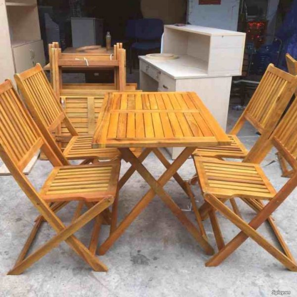 Top 10 mẫu bàn ghế gỗ cũ thanh lý giá rẻ tại TPHCM - 7
