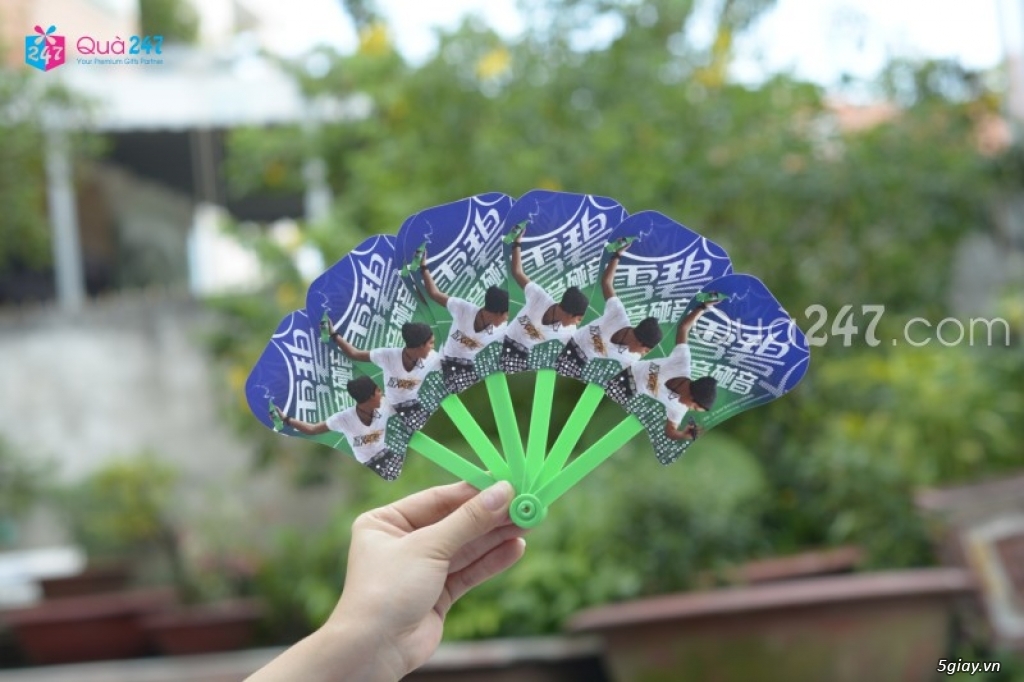 Quạt xòe in ấn quảng cáo - 1