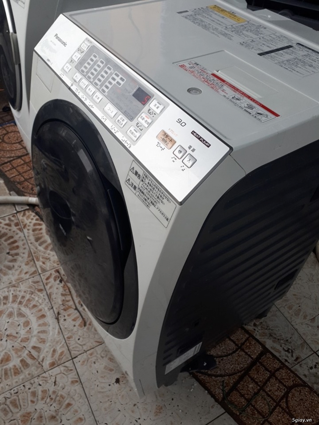 Máy giặt PANASONIC NA-VX3300L giặt 9kg sấy Block 6kg đời 2013 Màu trắn - 2
