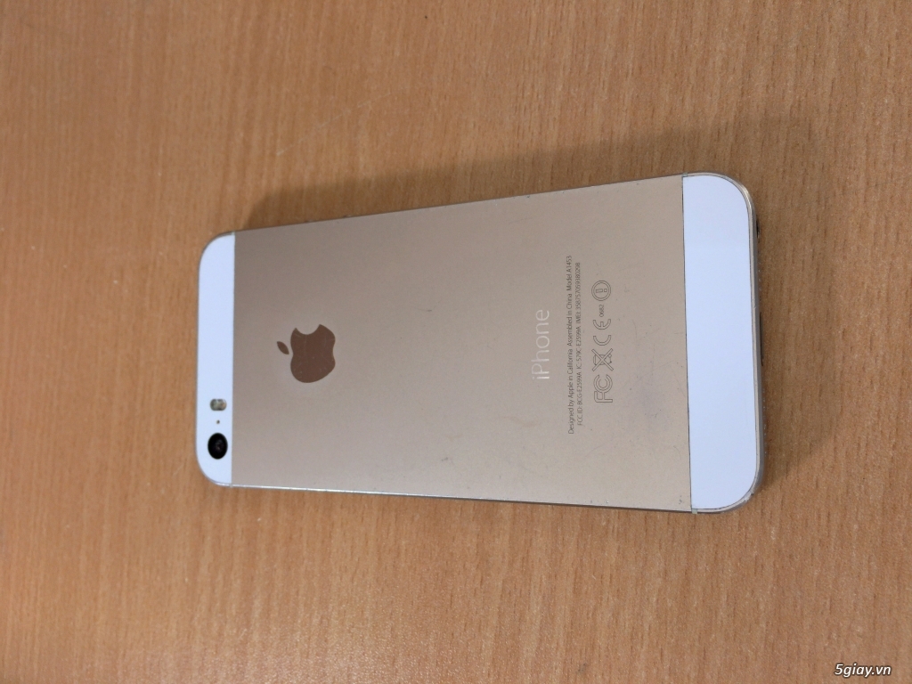 Apple iPhone 5S 16 GB vàng zin all pin trâu - 2