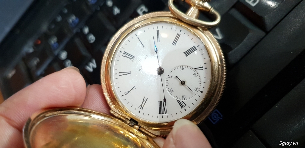 Đồng hồ quả quýt vàng khối 14k