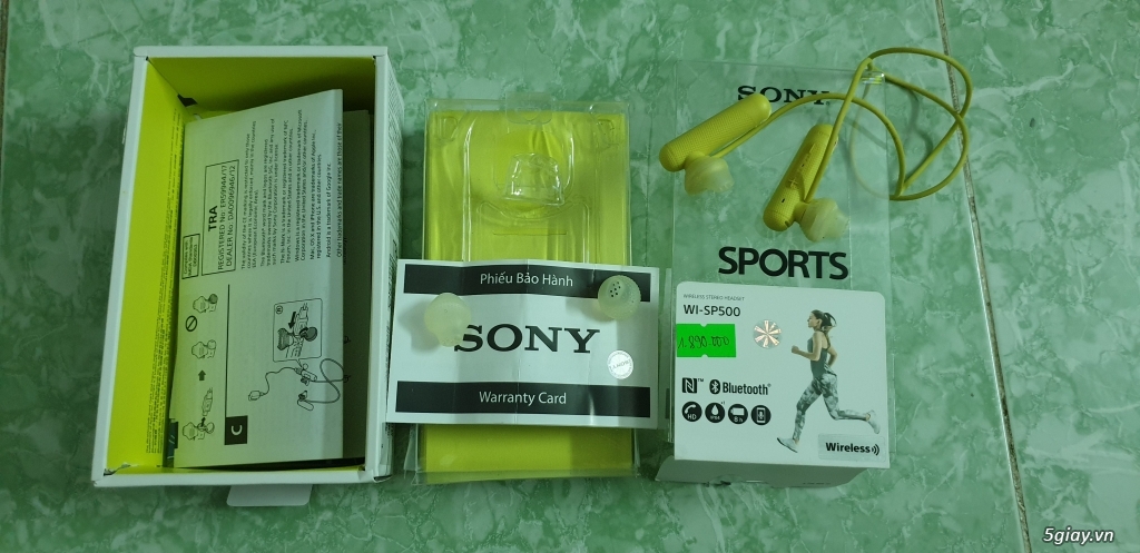 Thanh lý tai nghe BT Sony sp500 chính hãng - 1