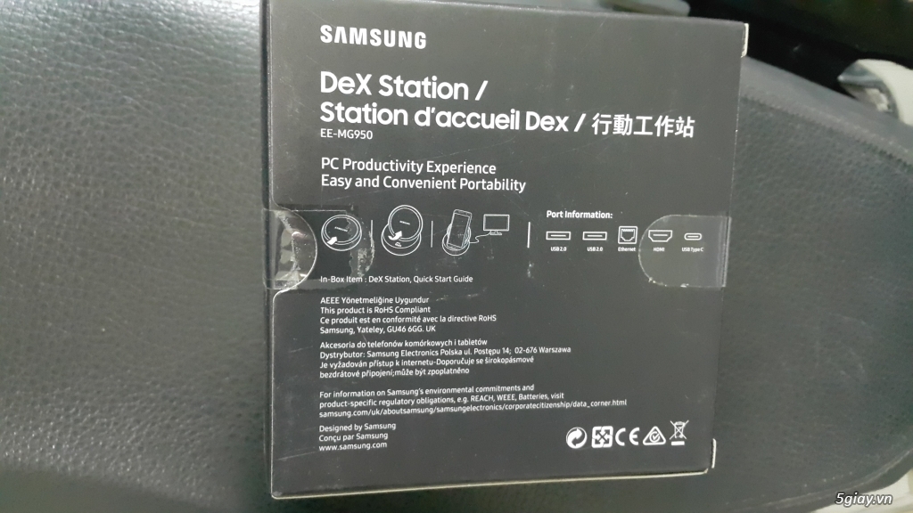 Đế Sạc tích hợp chuyển đổi Samsung DEX Station, nguyên seal End 23h: 03/07/19