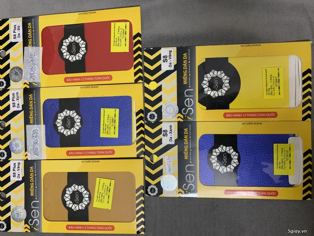 Lên 05MS miếng dán da S8/S8+. ET 22h59 15/6