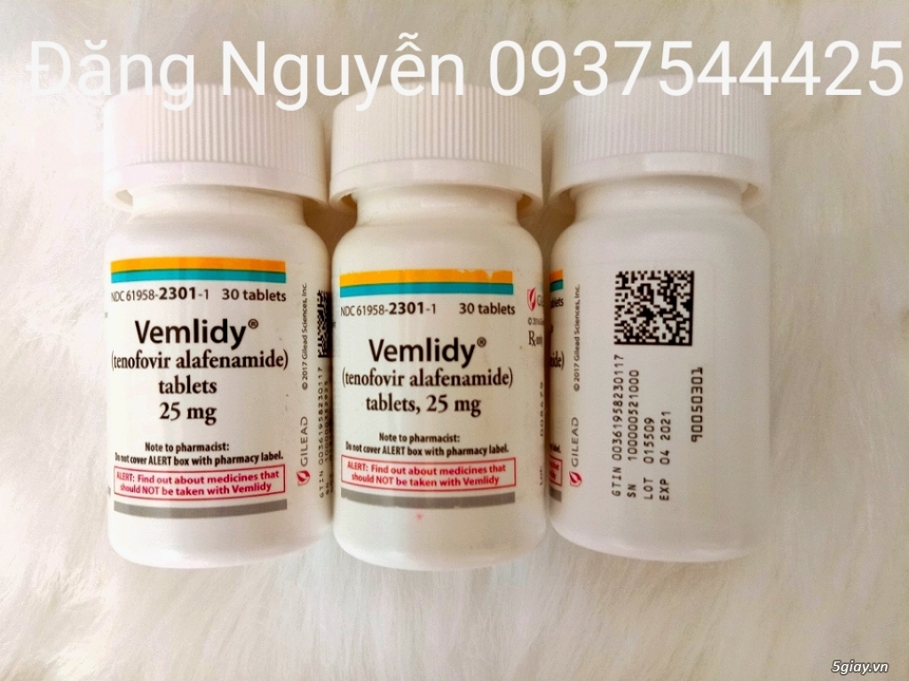 Thuốc Vemlidy 25 mg nhập từ Canada