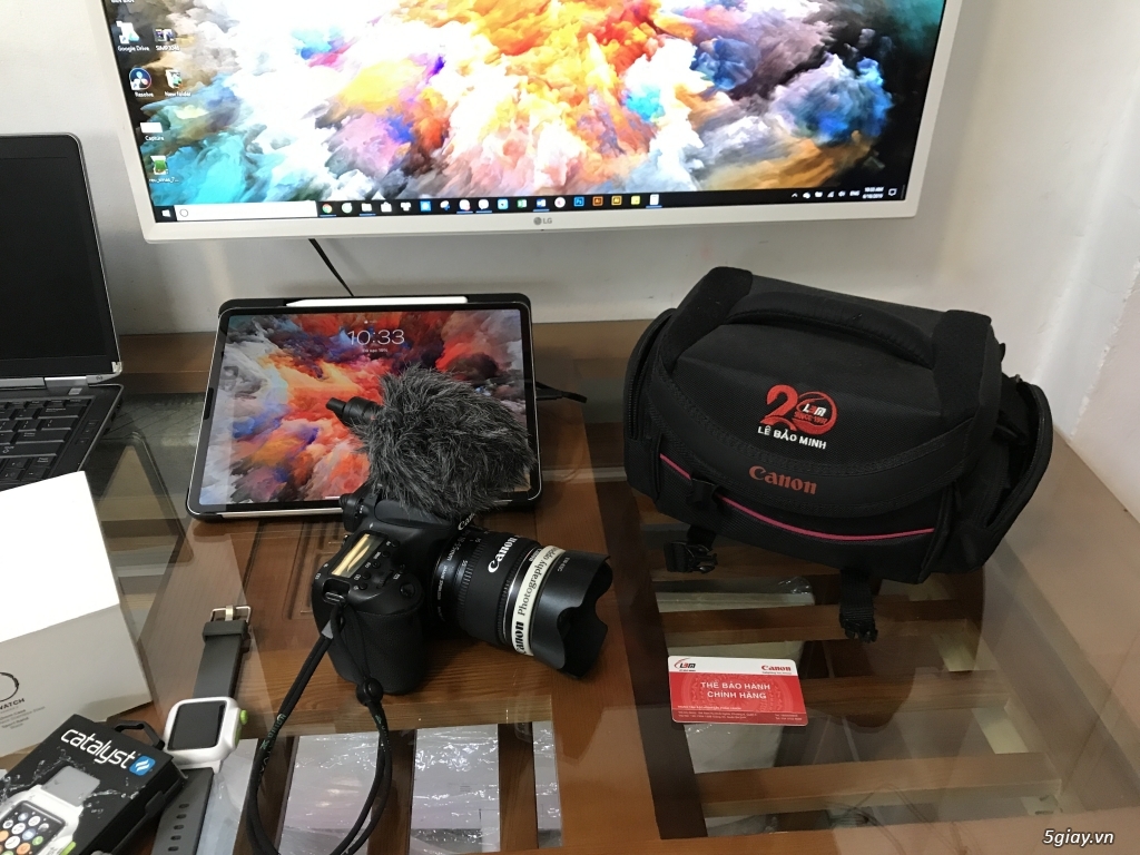Canon 70D + lend tại Lê Bảo Minh|đủ đồ|tặng tripop new 99% giá cực yêu - 3