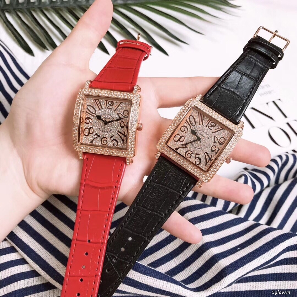 Đồng hồ dây da nữ hàng F1 các loại - 12